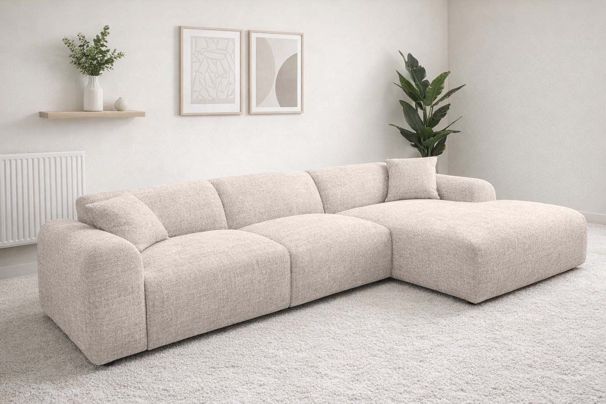 Canapé d’angle Claudy Beige