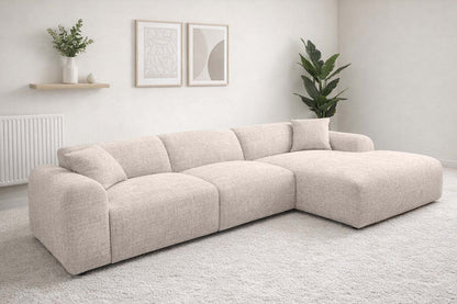 Canapé d’angle Claudy Beige