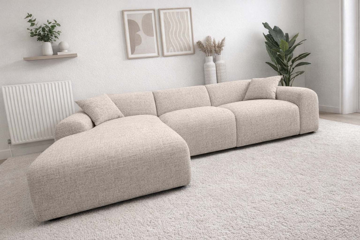 Canapé d’angle Claudy Beige